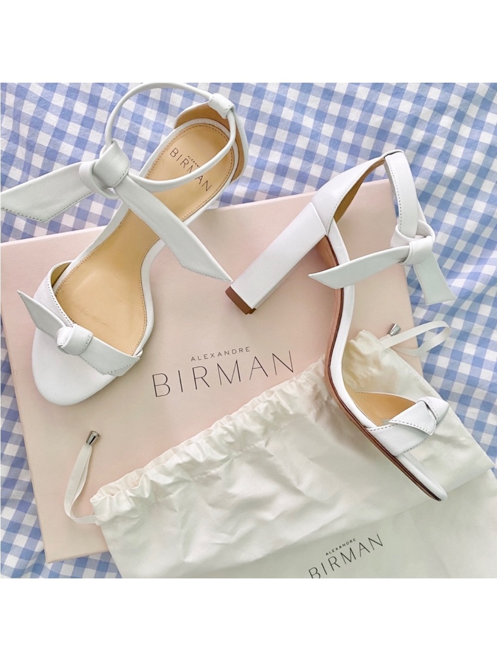 Alexandre Birman Clarita Block 90 White Size 36 (US 6)